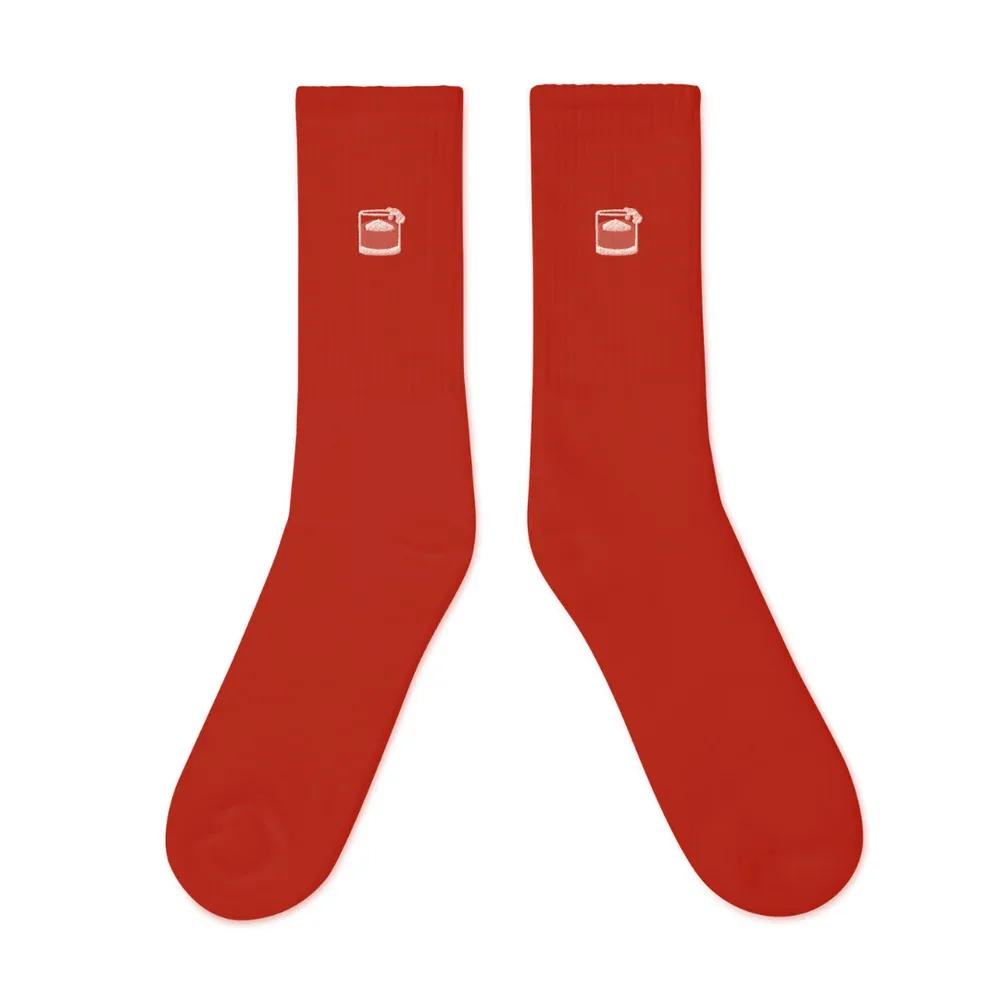 Negroni Glass Socks β Red